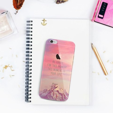 ETUI NA TELEFON IPHONE 5/5S - BE HAPPY FOR THIS MOMENT ETUI16WZ25