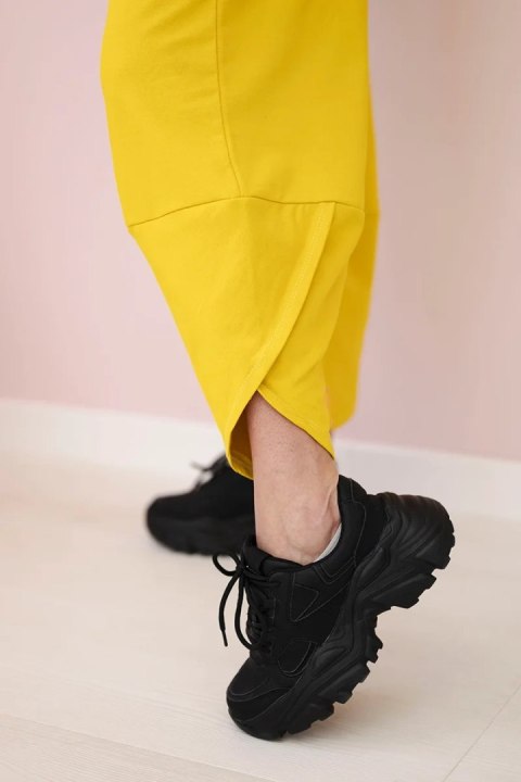 Komplet bawełniany bluza i spodnie kiwi, oversize Komplet bawełniany bluza i spodnie kiwi, oversize