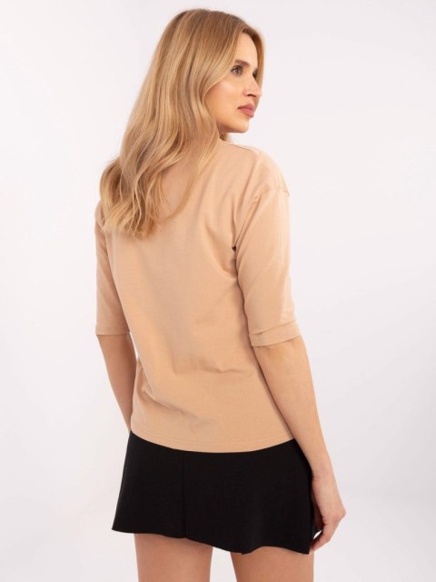 Bluzka CLM-BZ-0012.94 camelowy L Bluzka CLM-BZ-0012.94 camelowy L