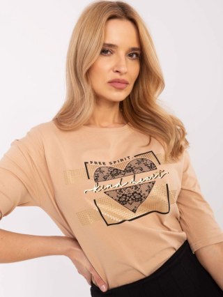 Bluzka CLM-BZ-0012.94 camelowy XL
