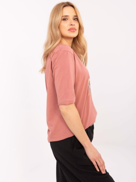 Bluzka CLM-BZ-0119.36 ciemny różowy L