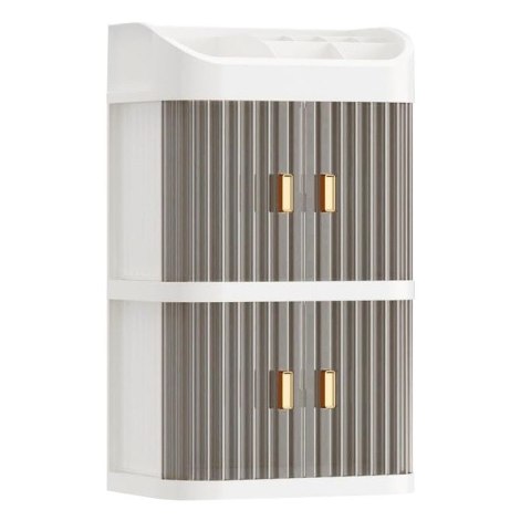 Organizer, szkatułka na kosmetyki, pędzle wielopoziomowy 40x15x24cm CB70