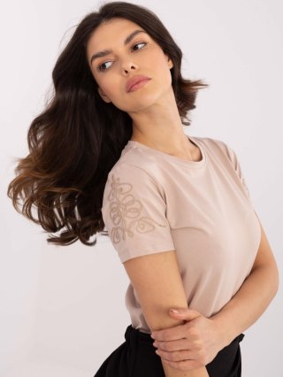 T-shirt RV-TS-A518.39 beżowy L