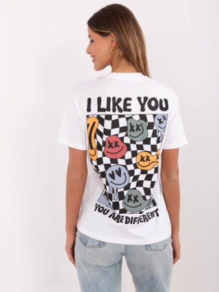 T-shirt D12022AC02645E biały M