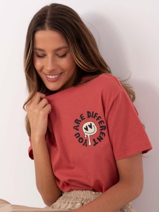 T-shirt D12022AC02645E koralowy XS
