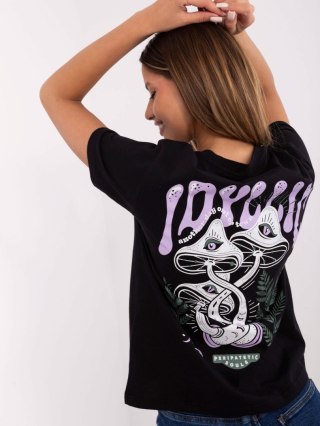 T-shirt D12022AC02645H grafitowy XS