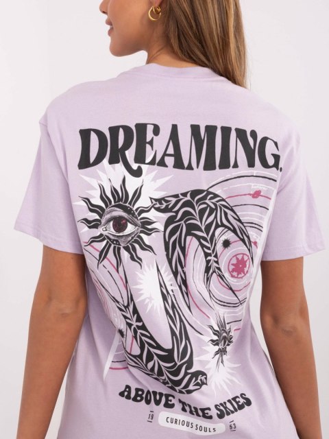 T-shirt D12022AC02645H jasny fioletowy S