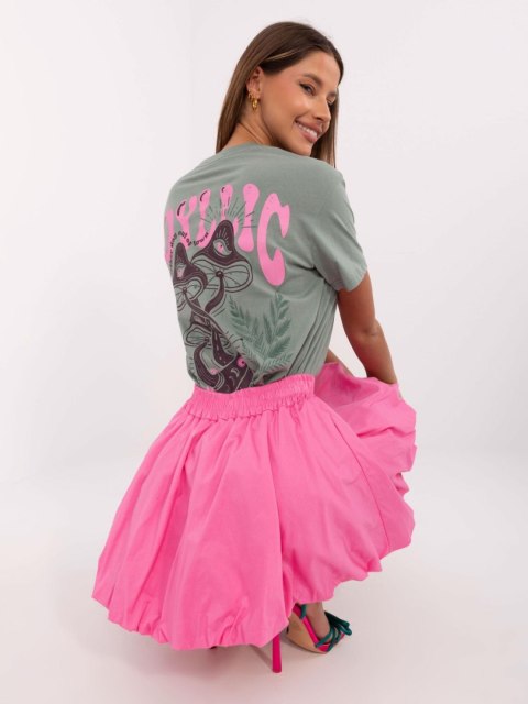 T-shirt D12022AC02645H pistacjowy L