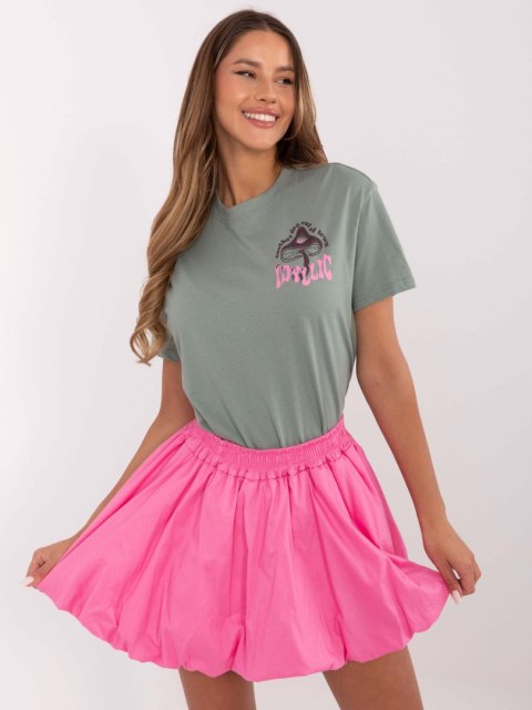 T-shirt D12022AC02645H pistacjowy S