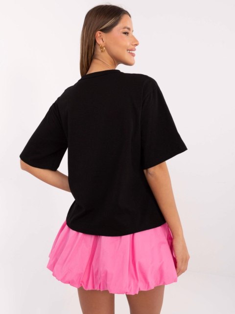 T-shirt MI-TS-M745-1.37 czarny