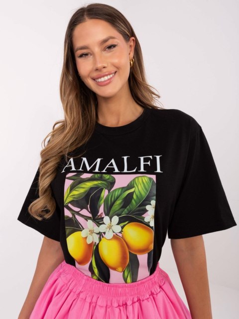 T-shirt MI-TS-M745-1.37 czarny