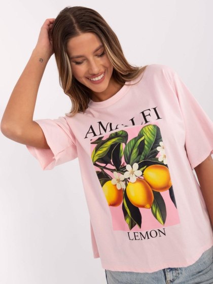 T-shirt MI-TS-M745-1.37 jasny różowy