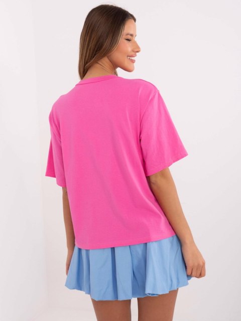 T-shirt MI-TS-M745-1.37 różowy T-shirt MI-TS-M745-1.37 różowy