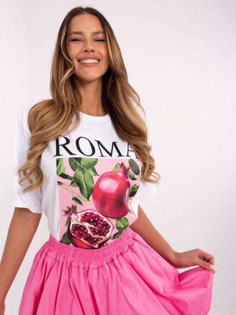T-shirt MI-TS-M745.33 biały