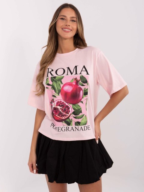T-shirt MI-TS-M745.33 jasny różowy