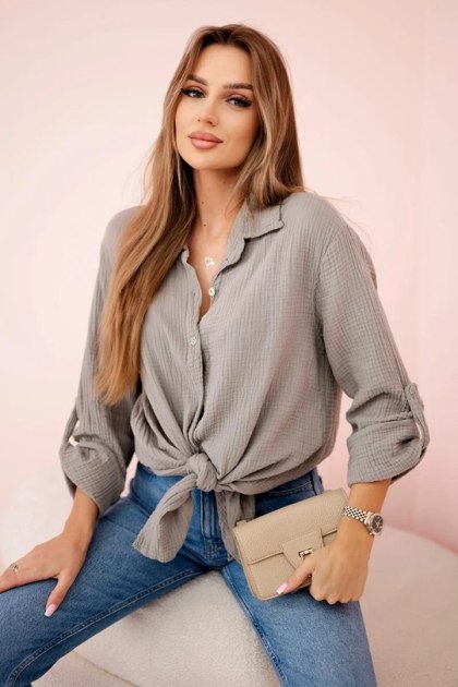 Koszula Muślinowa Damska Oversize Fango – 100% Bawełna | Stylowy Wieszak