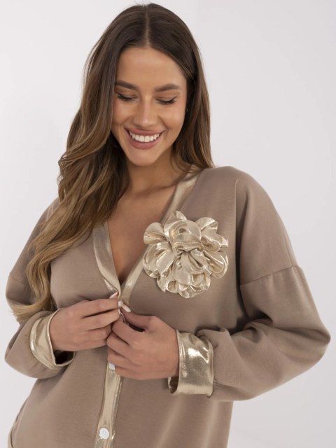 Bluza MI-BL-61789.24 ciemny bezowy