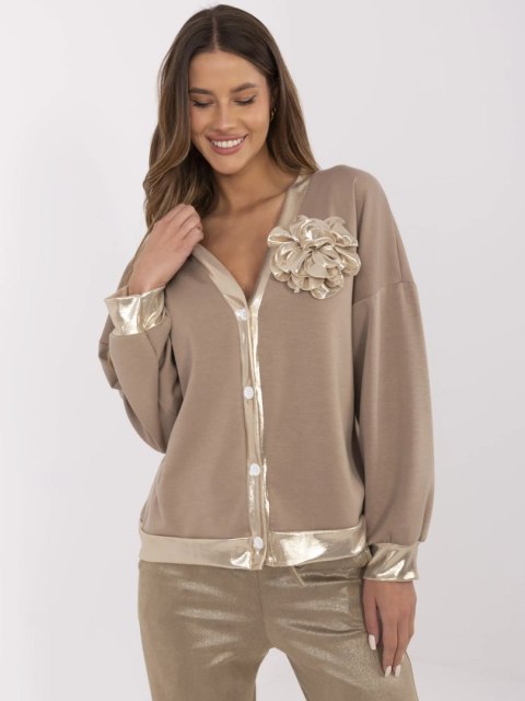 Bluza MI-BL-61789.24 ciemny bezowy