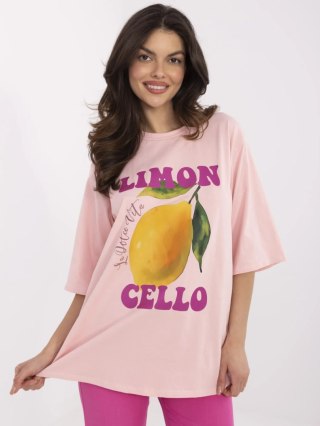 T-shirt MI-TS-M736-1.36 jasny różowy