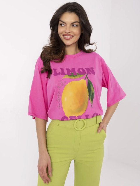 T-shirt MI-TS-M736-1.36 różowy