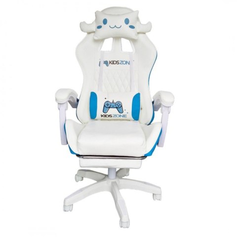 Fotel gamingowy Bunny Gamer obrotowy z podnóżkiem KIDS ZONE KO27N