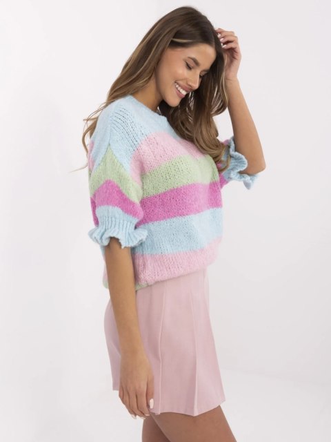 Sweter MI-SW-1903.94 niebieski