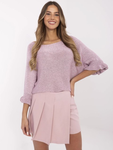 Sweter MI-SW-2502.60 jasny różowy