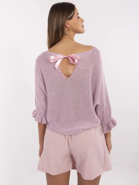 Sweter MI-SW-2502.60 jasny różowy