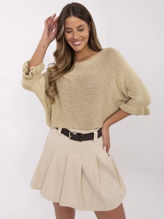Sweter MI-SW-2502.60 złoty