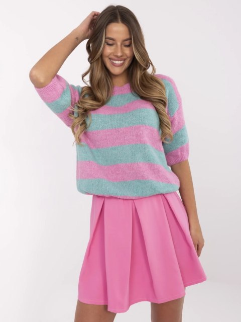 Sweter MI-SW-2503.84 mietowy