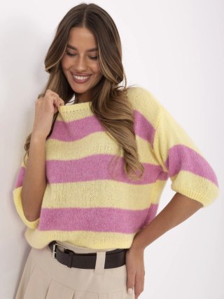 Sweter MI-SW-2503.84 żółty