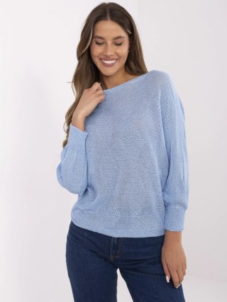 Sweter MI-SW-2504.69 jasny niebieski