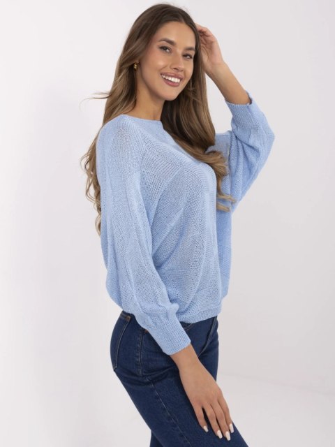 Sweter MI-SW-2504.69 jasny niebieski