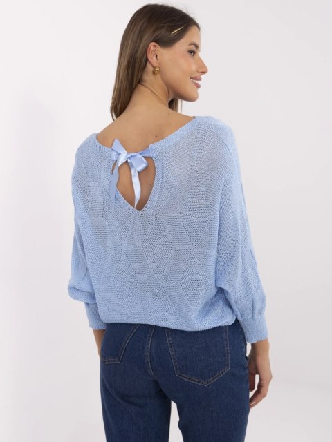 Sweter MI-SW-2504.69 jasny niebieski