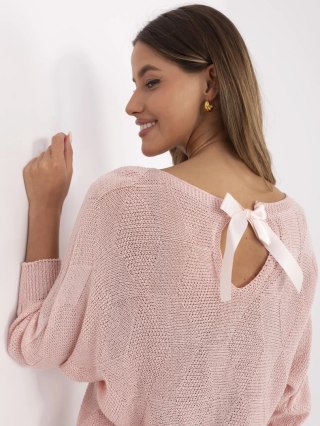 Sweter MI-SW-2504.69 jasny różowy
