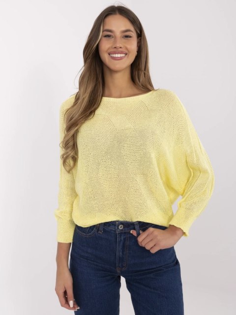 Sweter MI-SW-2504.69 żółty