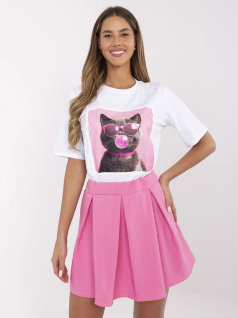 T-shirt MI-TS-M655.50 biały