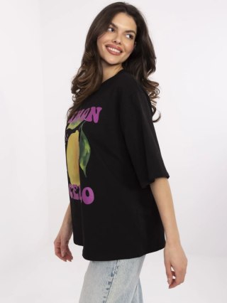 T-shirt MI-TS-M736-1.36 czarny