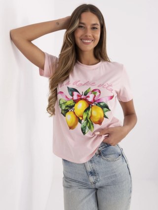T-shirt MI-TS-M750.95 jasny różowy