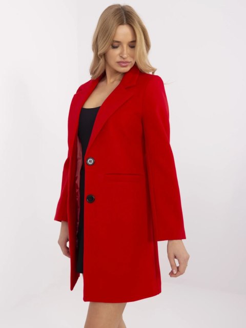 Płaszcz TW-PL-BI-25533.18 czerwony S Płaszcz TW-PL-BI-25533.18 czerwony S