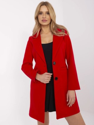 Płaszcz TW-PL-BI-25533.18 czerwony S