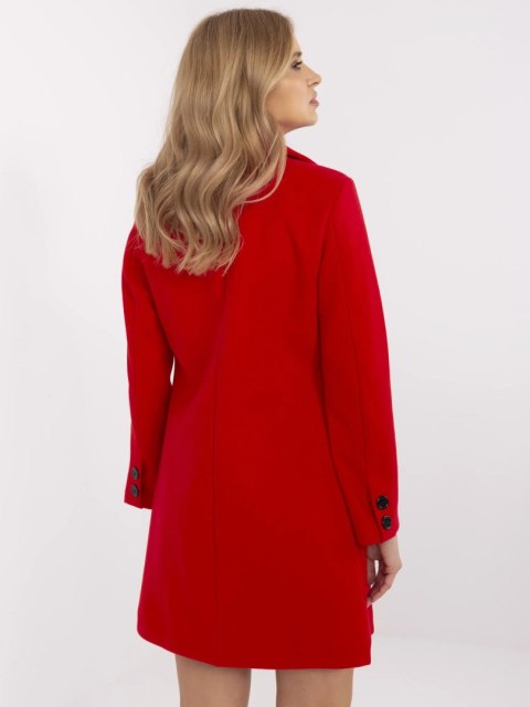 Płaszcz TW-PL-BI-25533.18 czerwony S Płaszcz TW-PL-BI-25533.18 czerwony S