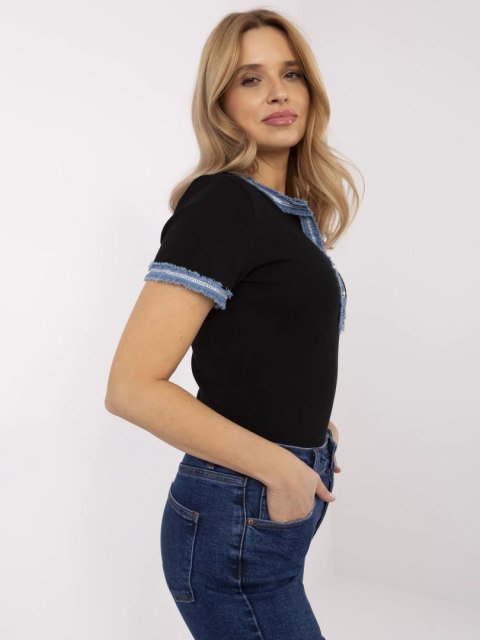 T-shirt NM-TS-V8319.95 czarny T-shirt NM-TS-V8319.95 czarny