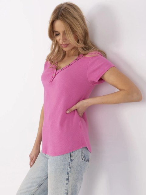 Bluzka DHJ-BZ-25168.00 różowy Bluzka DHJ-BZ-25168.00 różowy