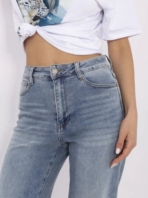 Spodnie jeans NM-SP-T393-1.72 niebieski M