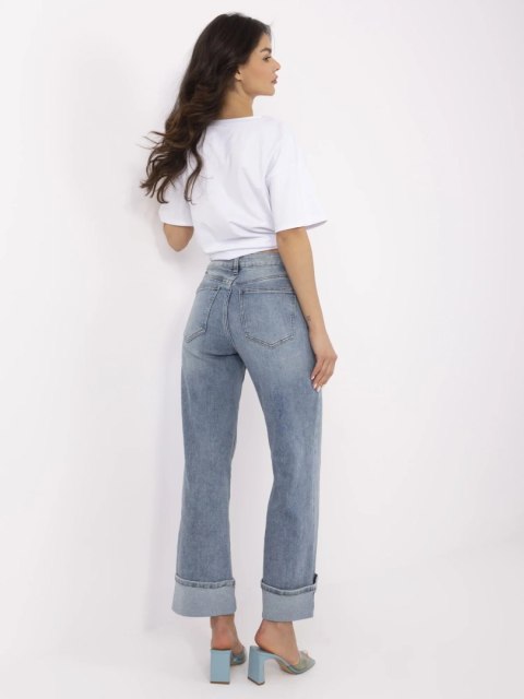 Spodnie jeans NM-SP-T393-1.72 niebieski M