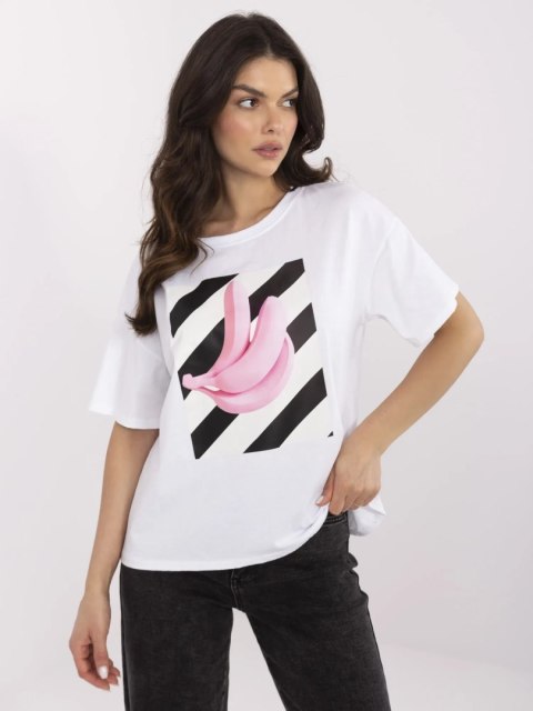 T-shirt MI-TS-M3221.40P biały