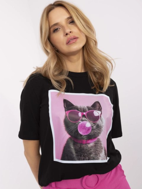 T-shirt MI-TS-M655.50 czarny