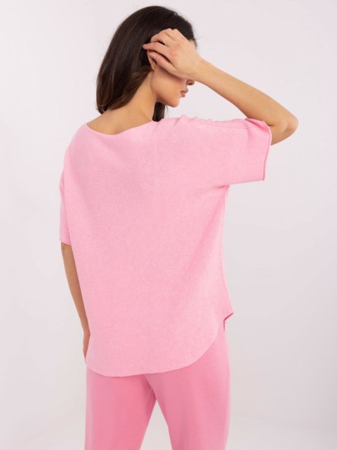 Sweter MO-SW-0702.36 jasny różowy Sweter MO-SW-0702.36 jasny różowy