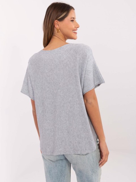 Sweter MO-SW-0703.63 szary